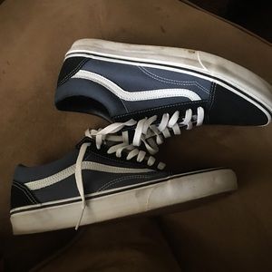 Vans old skool navy blue